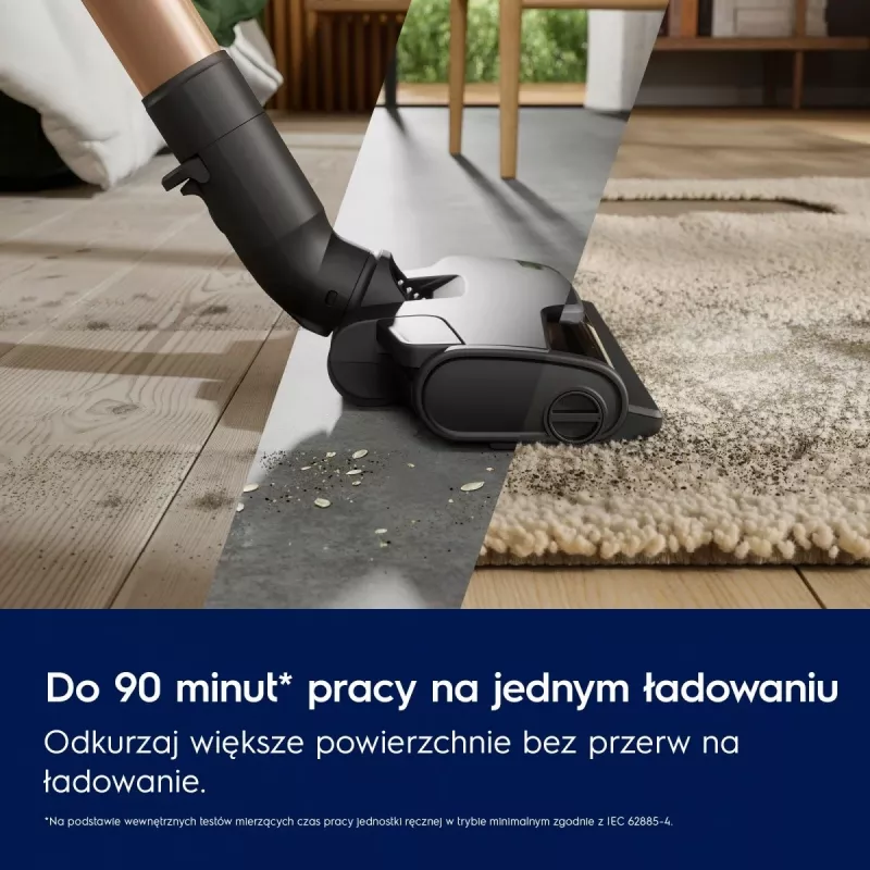 Aspirador de escoba/cepillo eléctrico Electrolux EP82AB25UG batería en seco ciclónico sin bolsa 0,4 l 100 W gris