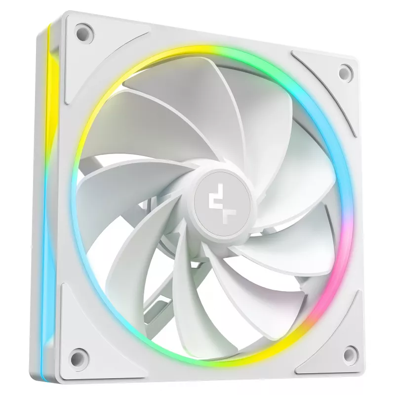 Caja de PC de sobremesa DeepCool CL6600 WH — blanca, compatible con fuentes ATX/PS2/SFX/SFX-L, 140 mm frontal, 120/140 mm superior/trasero, unidades de 2,5