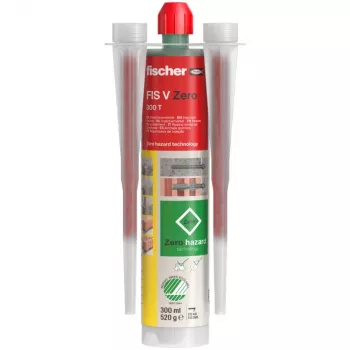 fischer 558953 - mortero de cemento - pasta (lista para usar) - 0,3 kg - ladrillo de ventilación - ladrillo de obra - ETA-20/0572 ETA-20/0574 ETA-21/0267 DoP No. 0238 DoP