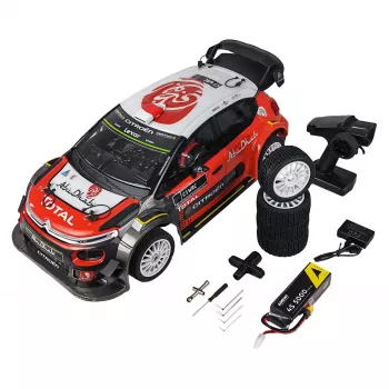 Amewi RC Rallye Citroen CR3 WRC HyperGo 4WD 1:7 RTR negro/rojo (21126)