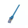 Cable de red LogiLink Cat6a S/FTP RJ-45 2m azul