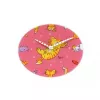 Reloj NeXtime 8810 Tickle My Tummy, Ø30 cm, pared, rosa/multicolor