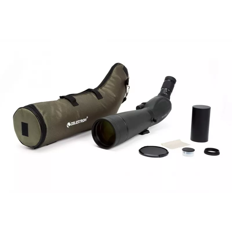 Celestron TrailSeeker 80-45 grados telescopio terrestre 60x BaK-4 negro