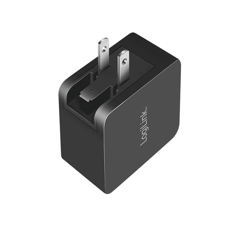 Cargador móvil LogiLink PA0302 universal negro carga rápida AC