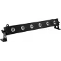 Luz de efecto LED EUROLITE DMX BAR-6 — 6 LEDs, barra compacta controlada por DMX