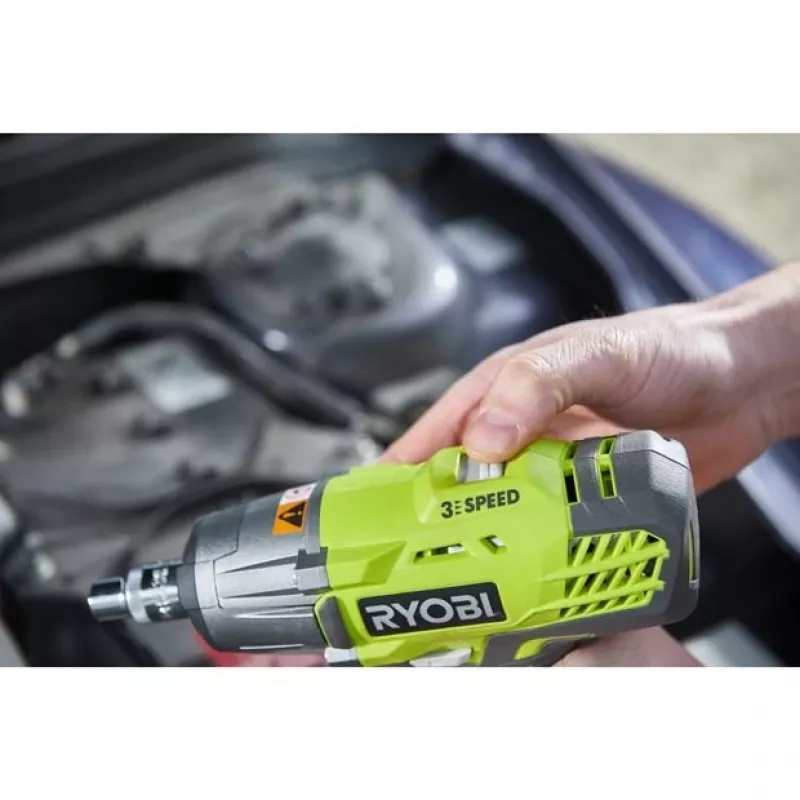 Ryobi R18IW3 Atornillador/llave de impacto 1/2 One+ 18V 2,0Ah Negro, Verde
