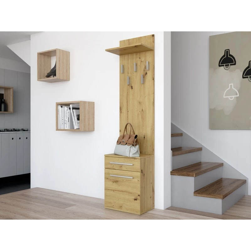 Topeshop DUO WIESZAK ARTISAN perchero roble