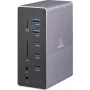 Renkforce base de acoplamiento USB-C RF-DKS-910 compatible con bases de acoplamiento de marcas universal (RF-6748348)