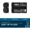 ANSMANN A-Son NP FM 500 H - Batería para cámara Li-Ion 1500 mAh (5044503)