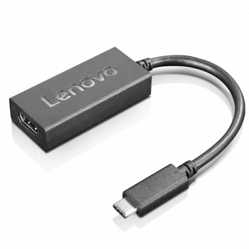 Lenovo 4X90R61022 Adaptador de cable de vídeo 0,24 m USB Type-C HDMI Tipo A (Estándar) Negro