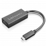 Lenovo 4X90R61022 Adaptador de cable de vídeo 0,24 m USB Type-C HDMI Tipo A (Estándar) Negro