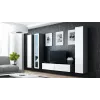 Soporte de TV Cama VIGO 140 30/140/40 roble Sonoma/blanco brillante