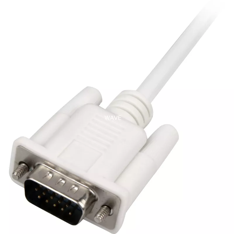 Delock - Adaptador de vídeo/audio - USB, 15 pin D-Sub (DB-15) macho a HDMI hembra - 25cm - blanco (62460)