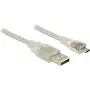 Cable USB DeLOCK 5 m USB2.0-A / USB2.0 Micro-B