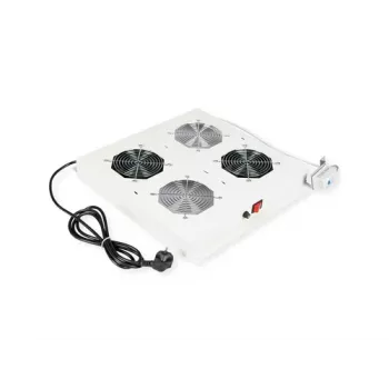 Unidad de ventiladores de inducción ROLINE 19 inch 26.21.0076, gris, 2 ventiladores