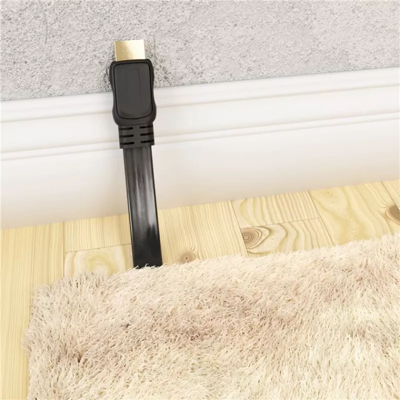 Goobay | Cable HDMI plano High Speed con Ethernet | 61279 | conector macho HDMI (Type-A) | HDMI (Type-A) | HDMI a HDMI | 2 m