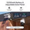 Safemo ST1 SolarCam vídeo 4K UHD, zoom 8x, visión 132°, visión nocturna, Wi-Fi 2,4 GHz, 3W solar, blanco