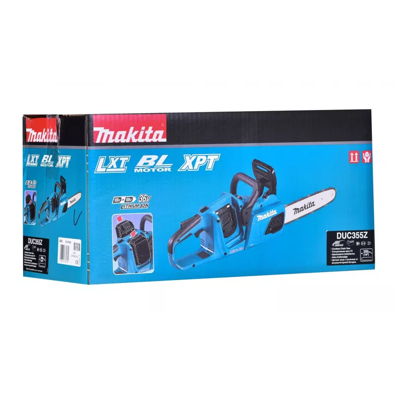 Makita DUC355Z Motosierra Negro, Azul