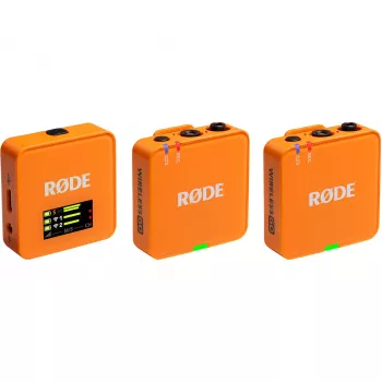 RØDE Wireless GO III Naranja - sistema de micrófono inalámbrico (naranja)