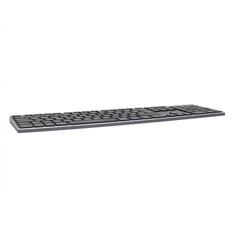 Teclado inalámbrico SBOX WK-131 US, diseño compacto de metal, distribución US