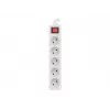 Alargador eléctrico Lanberg PS1-05E-0150-W 1,5 m 5 tomas AC para interior blanco