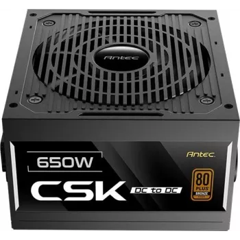 Fuente de alimentación ATX Antec Cuprum Strike CSK DC - 650W (negro) (0-761345-20107-0)