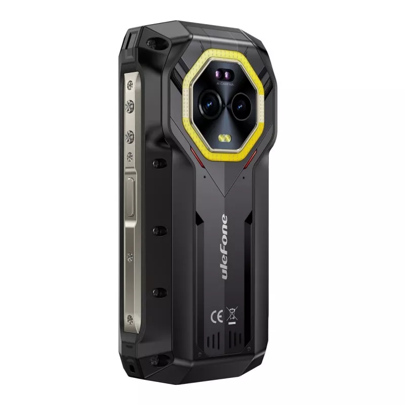 Ulefone Armor Mini 20 smartphone, 4,7 pulgadas, Helio G99, 8GB RAM, 256GB, 6200 mAh, Android 14, negro