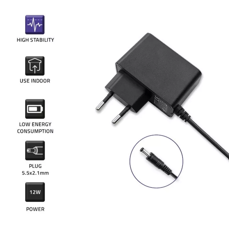 Fuente de alimentación QOLTEC 52405 6V 2A 12W para dispositivos portátiles