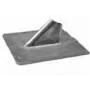 Placa de plomo Televes con funda de chapa de zinc 410x410 mm, 60 mm de diámetro (X2011)