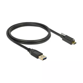 Cable USB DeLOCK 83717 USB 3.2 Gen 2 1m USB A USB C Negro