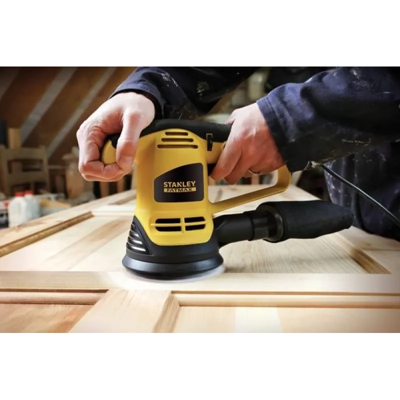Stanley FME440K Lijadora de mesa 12000 rpm negro, amarillo 480 W
