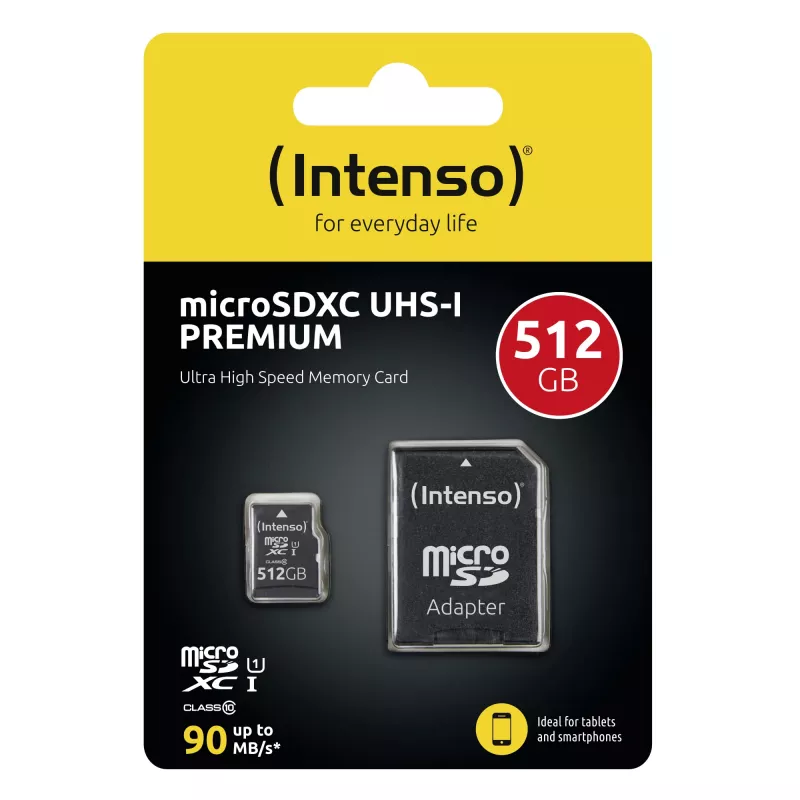 Intenso Tarjeta microSD UHS-I Premium 512 GB Class 10