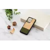 Funda para móvil Man and Wood Galaxy S20 Ultra bambú negro — parte trasera protectora, inserto de bambú natural