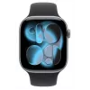 Watch Series 11 GPS 46mm Caja de aluminio gris espacial con correa deportiva negra - M/L