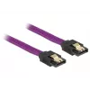 Cable SATA DeLOCK 83691 0,5 m SATA 7 pines violeta