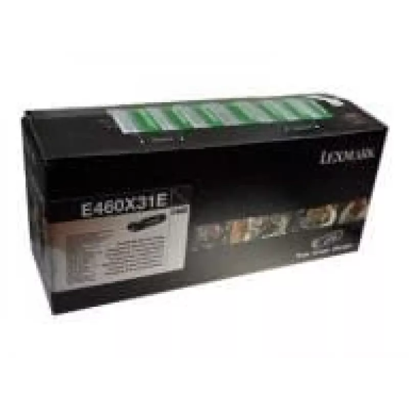 Lexmark E460X31E cartucho de tóner para E460, negro, 15.000 páginas