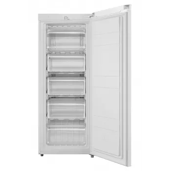 Congelador Midea | MDRU229FZE01 | Clase de eficiencia energética E | De pie | Independiente | Altura 142 cm | Capacidad útil total 160 L | Blanco