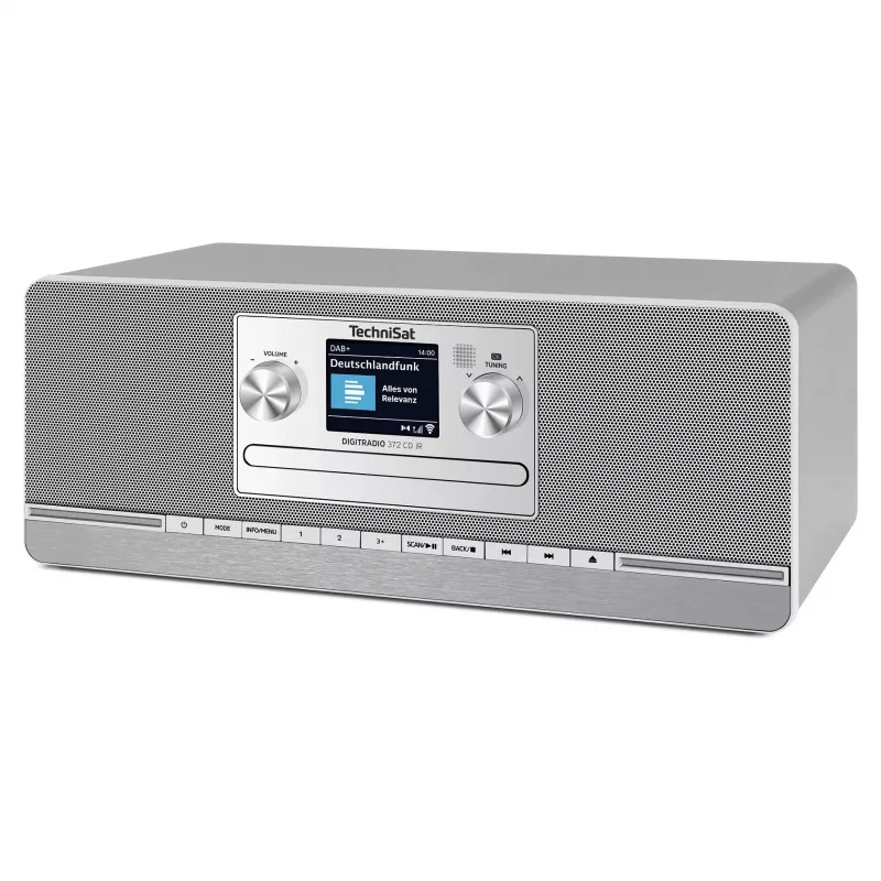 TechniSat DIGITRADIO 372 CD IR Internet analógico y digital antracita, plata