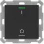 MDT BE-TAL550106.B1 pulsador KNX Light 55 1 canal RGBW Negro mate conmutación 1 (BE-TAL550106.B1)