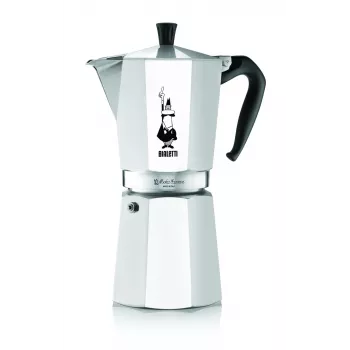 Bialetti Moka Express Cafetera moka 0,775 L Aluminio, Negro