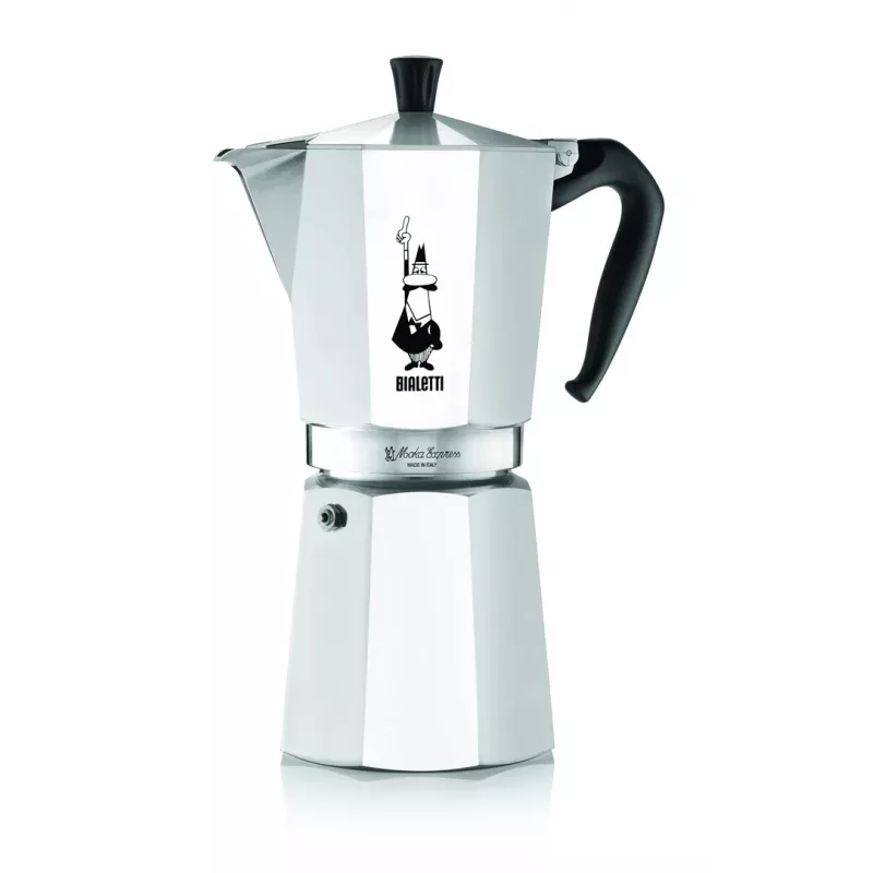 Bialetti Moka Express Cafetera moka 0,775 L Aluminio, Negro