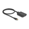 Switch HDMI DeLOCK 2 x HDMI entrada a 1 x HDMI salida 8K 60 Hz cable integrado 50 cm