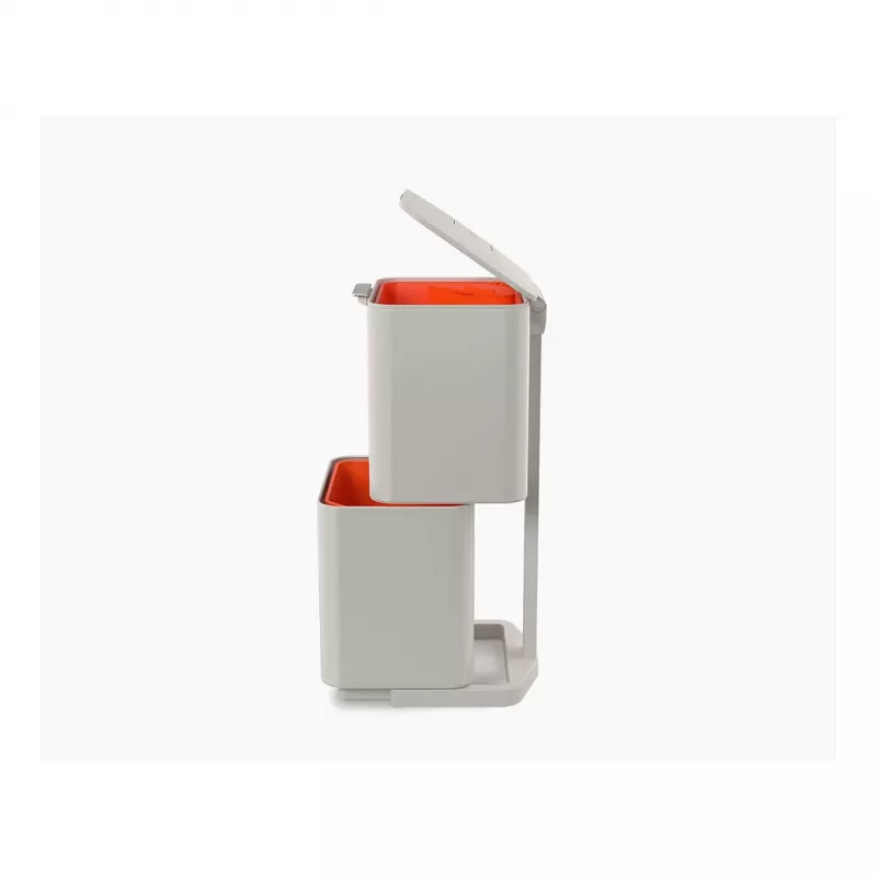 Cubo de basura Joseph Joseph Totem 40 L gris piedra
