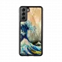 Funda para smartphone iKins para Samsung Galaxy S21+ — tapa trasera protectora 'great wave'