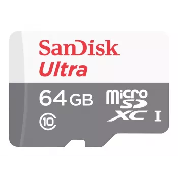 Memoria flash SanDisk 64GB microSDXC Class 10 SDSQUNR-064G-GN3MA