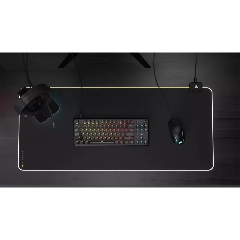 Teclado mecánico para gaming CORSAIR K70 Core TKL USB RGB LED, negro