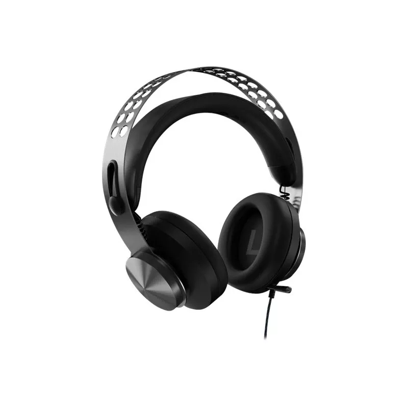 Auriculares Lenovo Legion H500 Pro con cable y diadema gaming gris