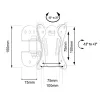 Soporte de pared para TV MACLEAN MC-415 para pantallas de 13–32 pulgadas, VESA 100×100, capacidad de carga 30 kg
