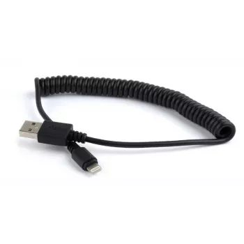 Cable Lightning Gembird CC-LMAM-1.5M — 1,5 m, Lightning a USB-A, Negro