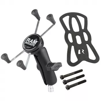 Soporte para telefono RAM Mounts X-Grip Large abrazadera de manillar de moto negro